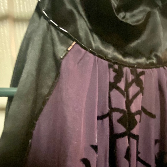 NWT Max Studio broque-style velvet halter dress - Picture 5 of 5